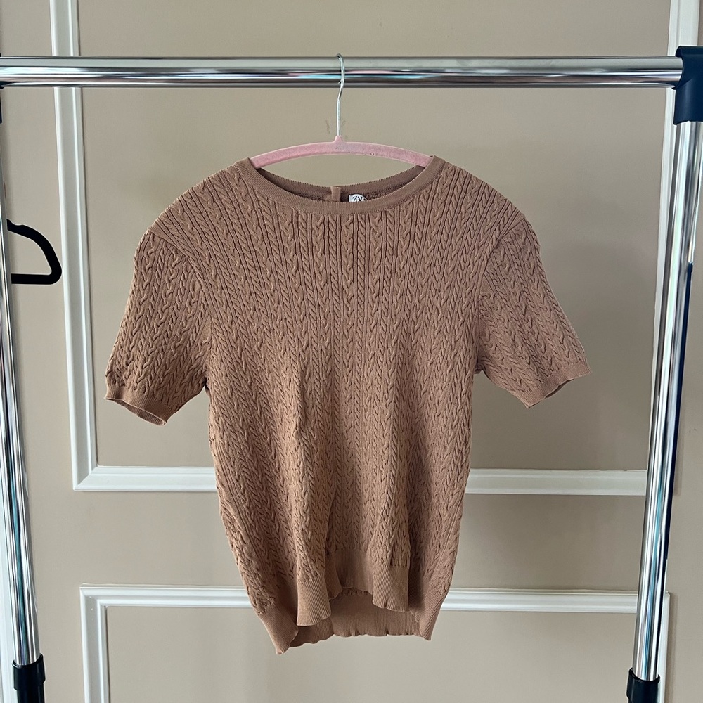 Zara knit blouse